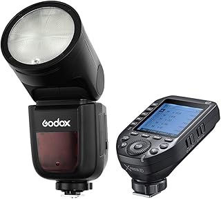 Godox V1F Camera Flash Speedlite Wireless 2.4G Replacement for Fuji Fujifilm Cameras +Godox XPROII-F 2.4G Wireless Flash Trigger Transmitter TTL Autoflash 1/8000s HSS