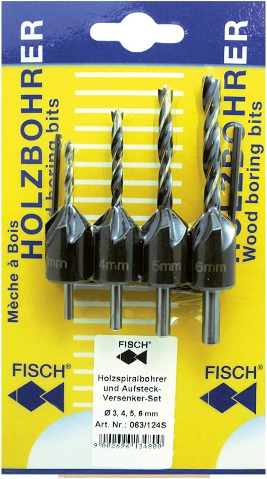 FISCH Set 25-tlg. - Standard Ausführung Ø 1-13 mm in formschöner und ...