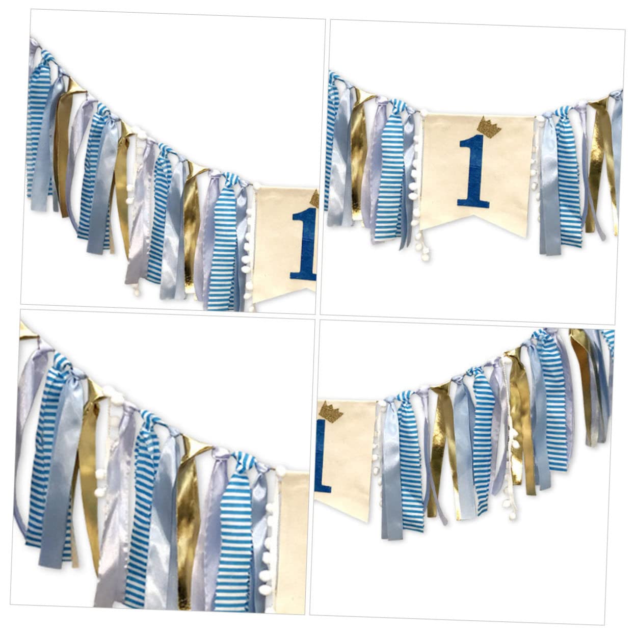 Alipis 3piezas Banderín De Cumpleaños Rayas Para Decoración De Fiesta Guirnalda Colgante Para Celebraciones De Adultos De Fotografía y Cumpleaños Temáticos