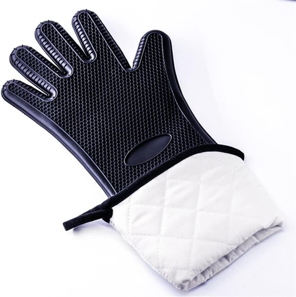 Kitchen Baking Heat Resistant Oven Gloves Extra Long Cooking Gloves BBQ Oven Gloves