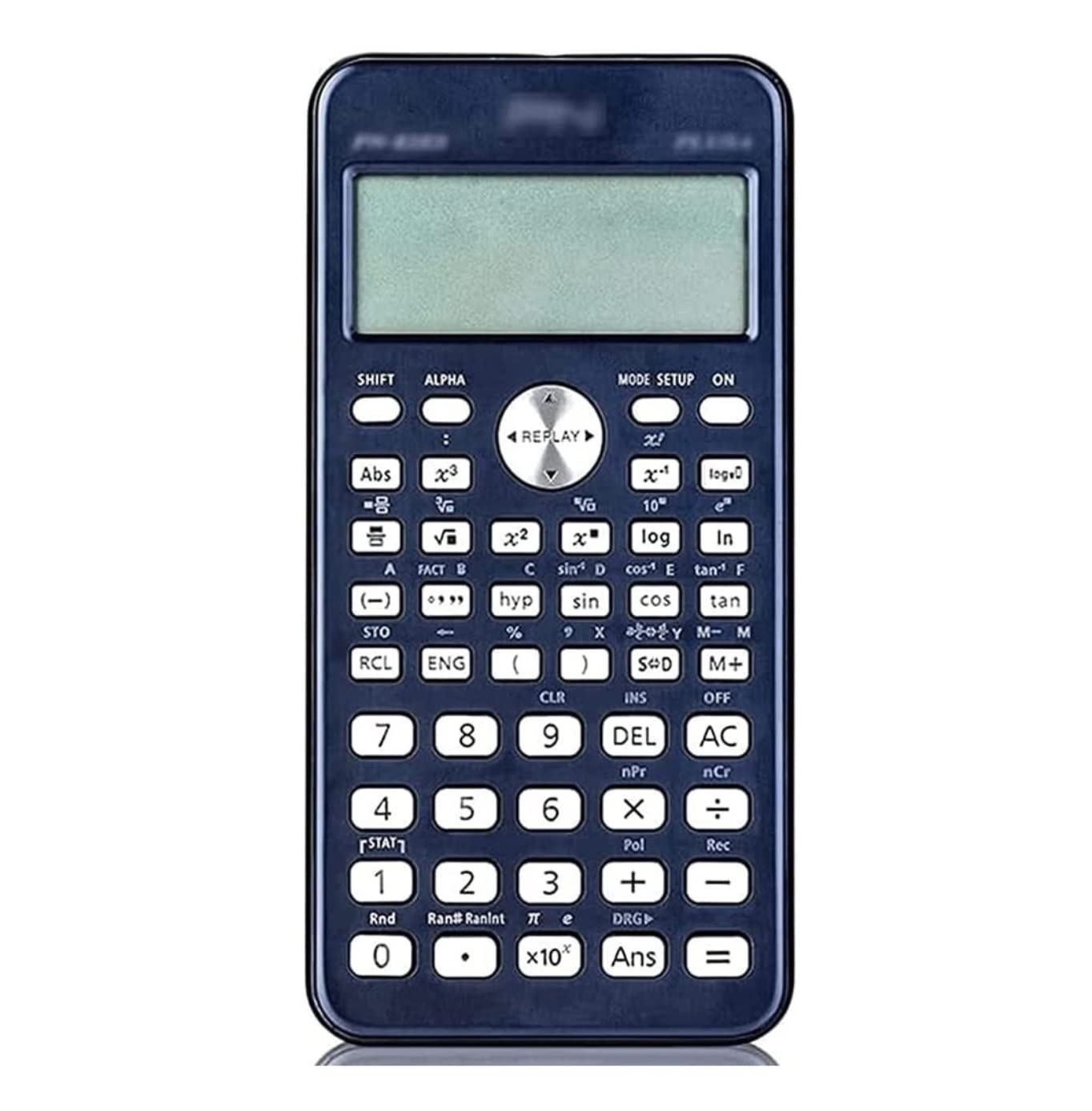 Kalkulator Biura Kalkulator Biurkowy Standardowy Naukowy Z 12-cyfrowym Wyświetlaczem LCD Dla Inżynierii Artykuły Biurowe(Blue)