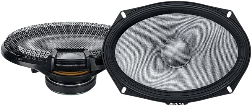 Alpine 2-Pack R2-S69C Next-Generation R-Series 6"x9" 2-Way Component Speakers - High-Performance Audio for Enhanced Car Sound Systems