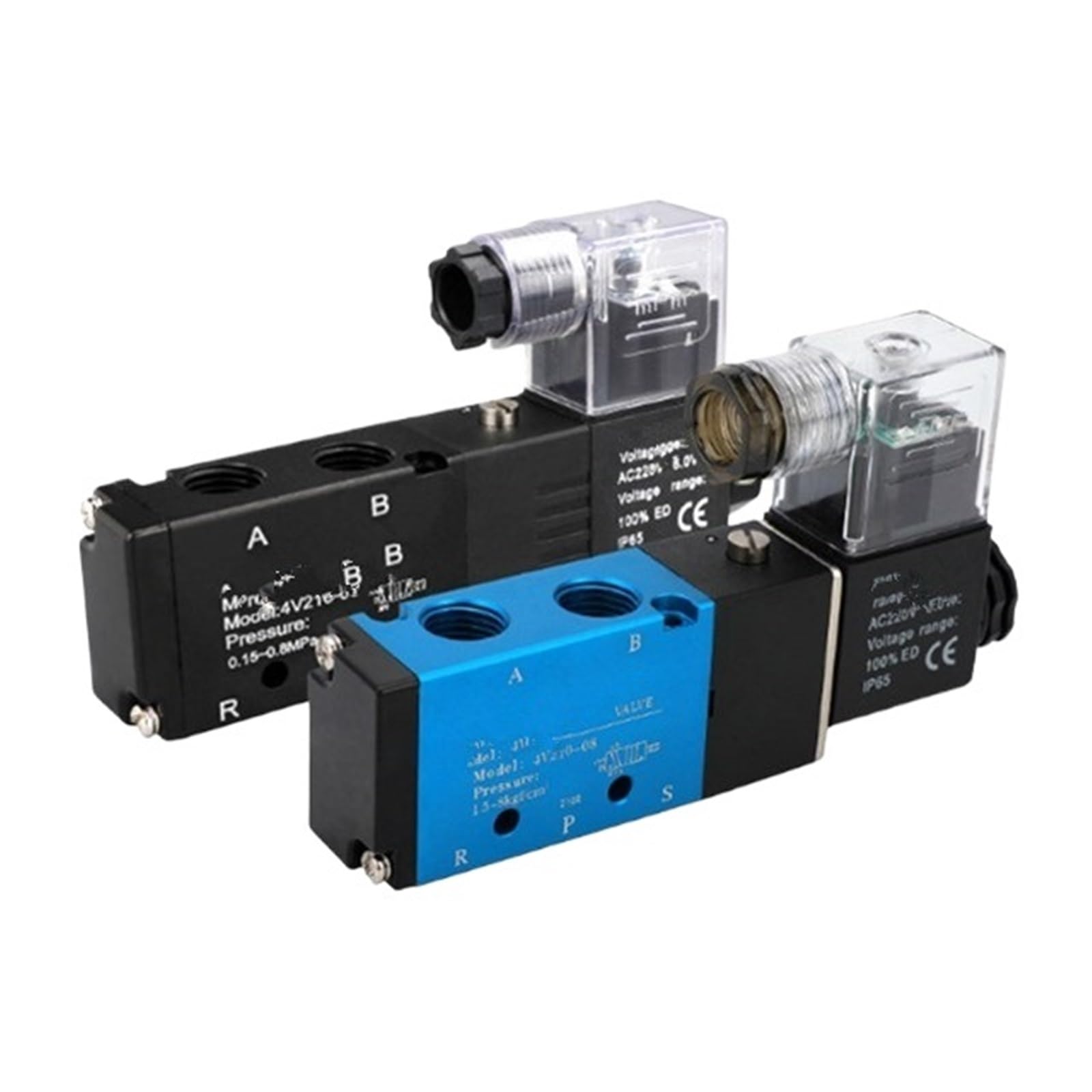 1pc Solenoid Valve for 4V210-08 4V310-10 4V410-15(4V110-06,AC220V)