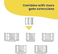 Vista 8 de Safety 1st Extensiones de 5.5 in para puerta de ajuste a presión