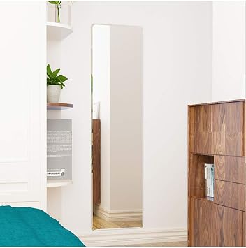 Frameless Door Mirrors Wall Mirror Full Length Body Mirror for Wall Mounted Bedroom Closet Wardrobe Long Size Mirror
