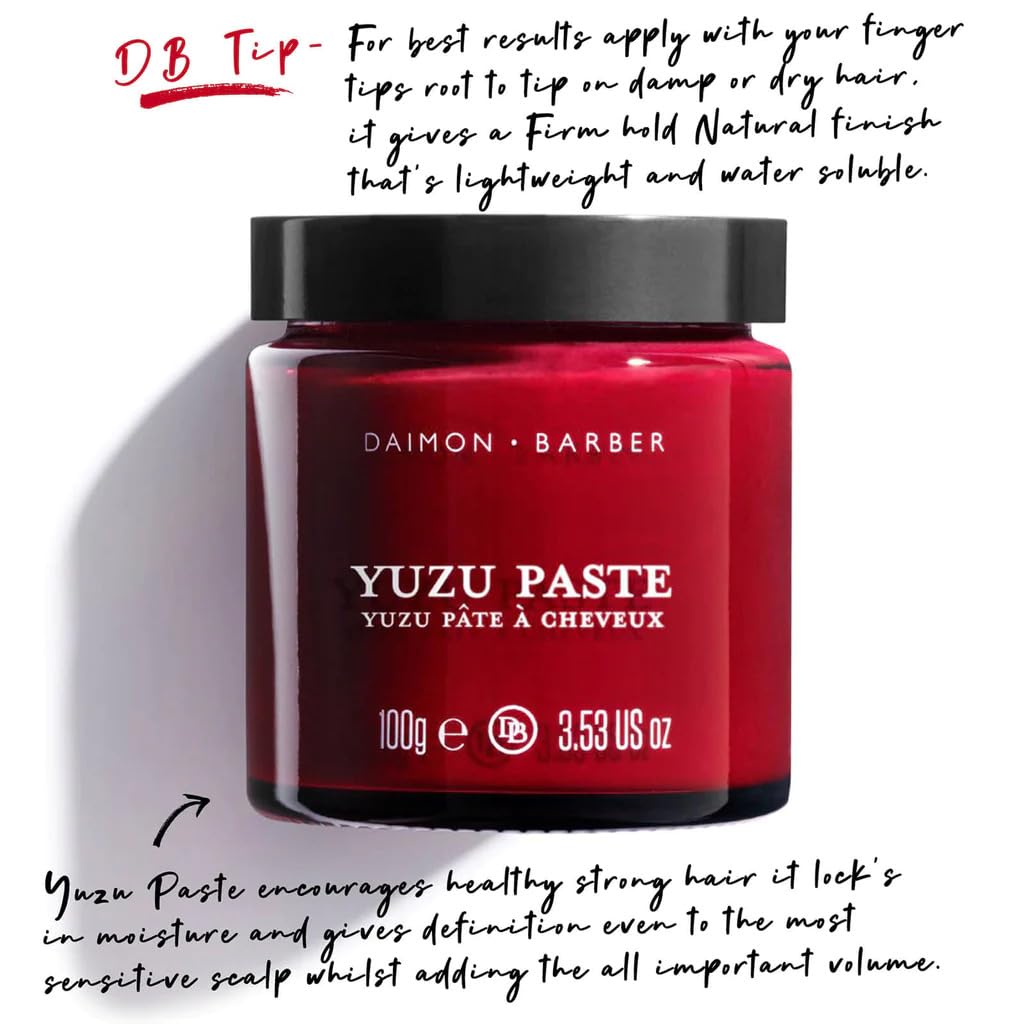 Daimon Barber Yuzu Paste for Men - 3.53 oz Paste