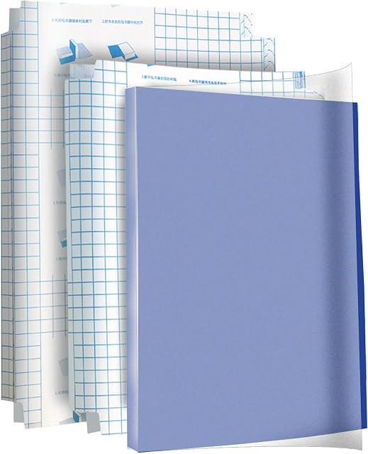 Book Covers Plastic Clear A4 16k, 10pcs Self Adhesive Book Covering Film Pre-Cut Book Wrapping Paper for School Book, Exercise Book, Notebook