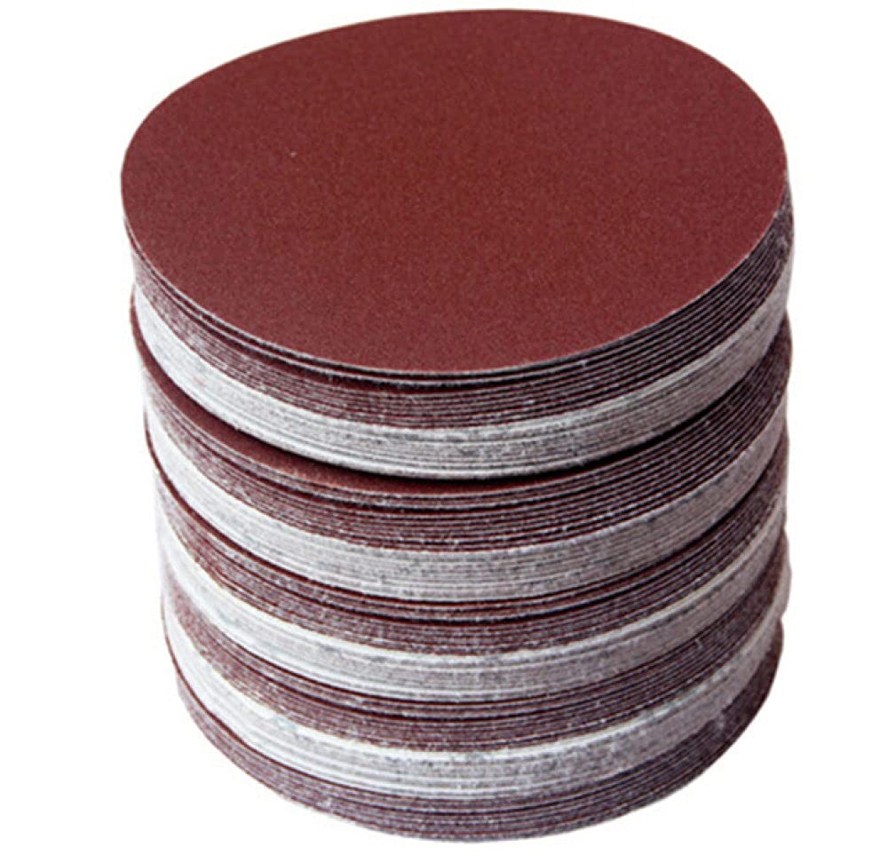 25 Dischi Abrasivi Da Levigatura 4 Pollici X 800 Grana - Carte Vetrate A Gancio E Anello Per Levigatrice Orbitale - Ossido Di Alluminio Per Legno, Metallo, Plastica
