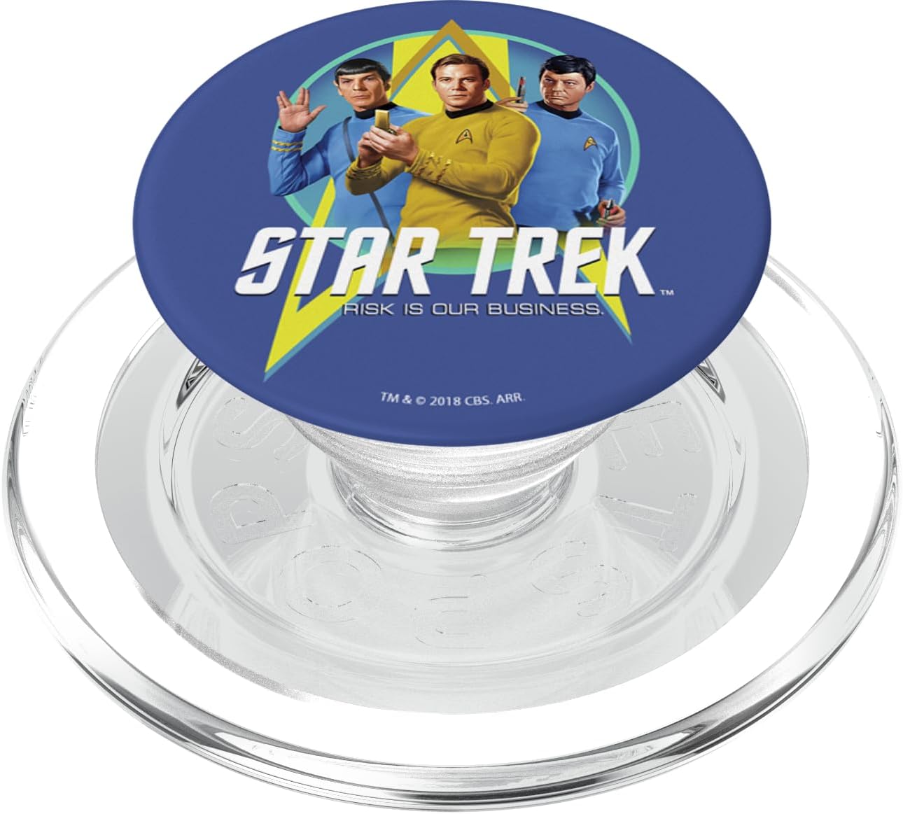 Star Trek Risk Is Our Business Group Portrait PopSockets MagSafe PopGrip for iPhone