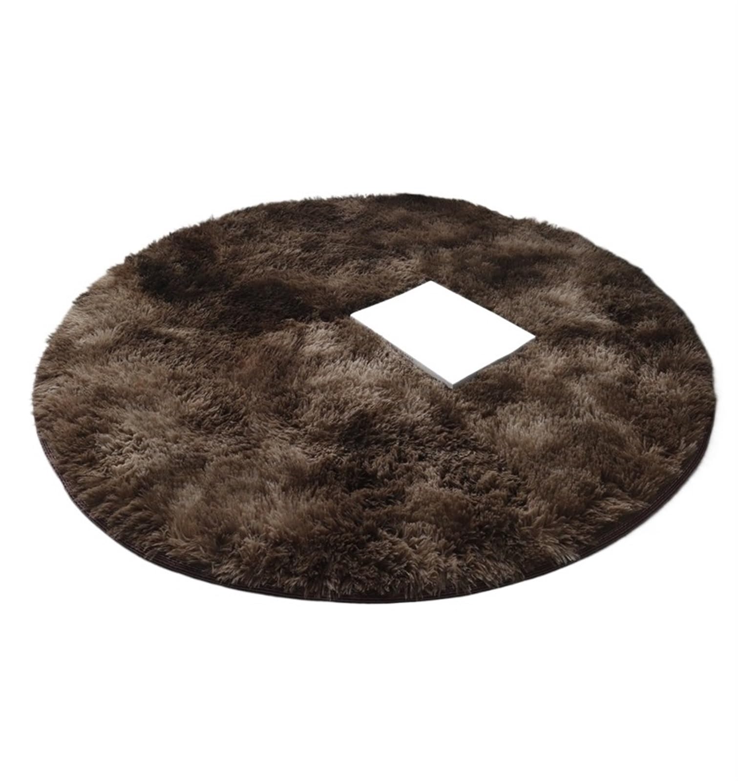Moquette moelleuse et tapis rond en peluche mignon