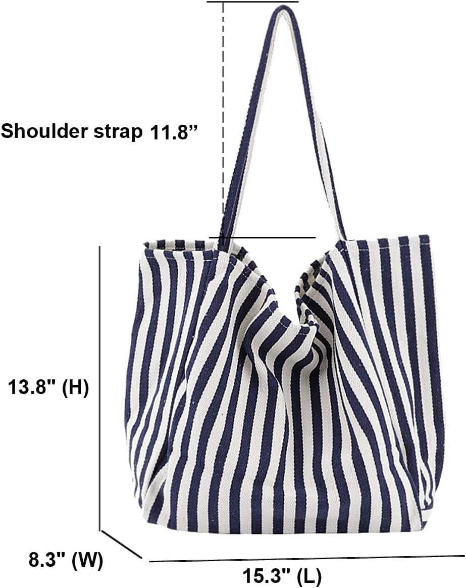 Women's Tote Bag Large Canvas Shoulder Bag Hobo Bag Loose Bag Daily Working Handbag Beach Bags For Women - Image 6