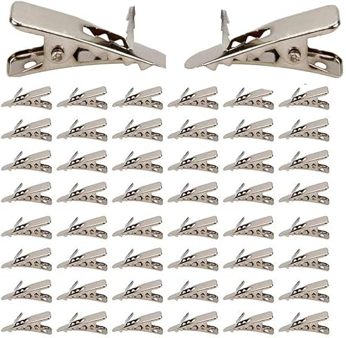 Miniatura 5 de GL-Turelifes 100 clips para flores de Navidad, 1.0 in1 pulgada, mini clip de boca de pez para corona, flores y árbol de Navidad, decoración de