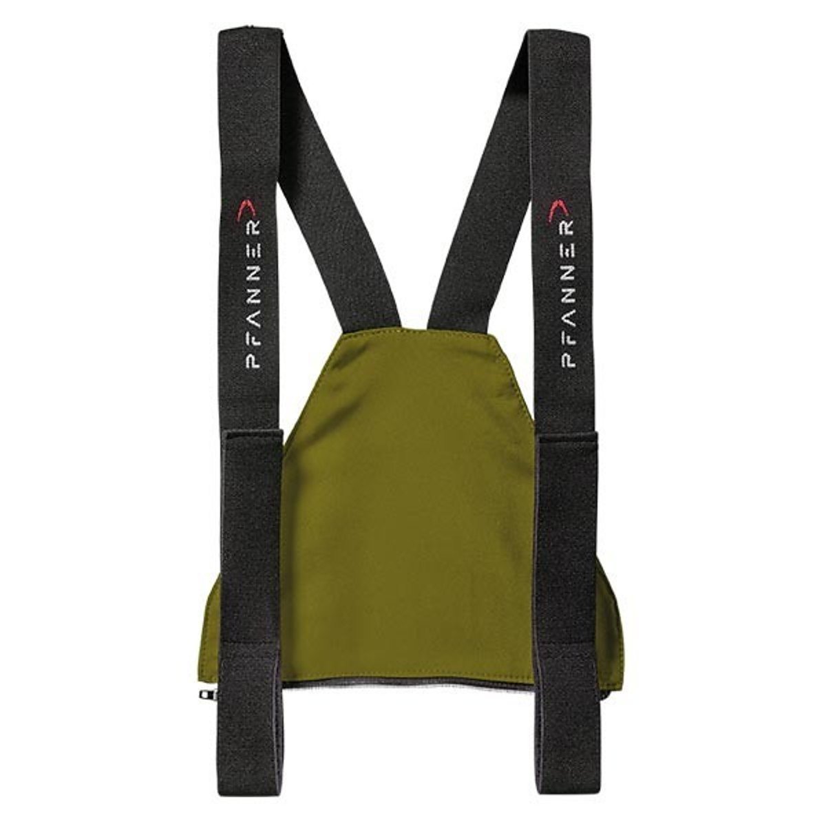 Pfanner Zip-Latz für Schnittschutzhosen mit Nierenschutz, Farbe:Olive, Größe:2