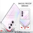 TheGiftKart Ultra-Hybrid Crystal Clear Back Case Cover for Samsung Galaxy A55 5G | Shockproof Design | Hard Back Cover Case for Samsung Galaxy A55 5G (PC & TPU, Transparent) gallery image