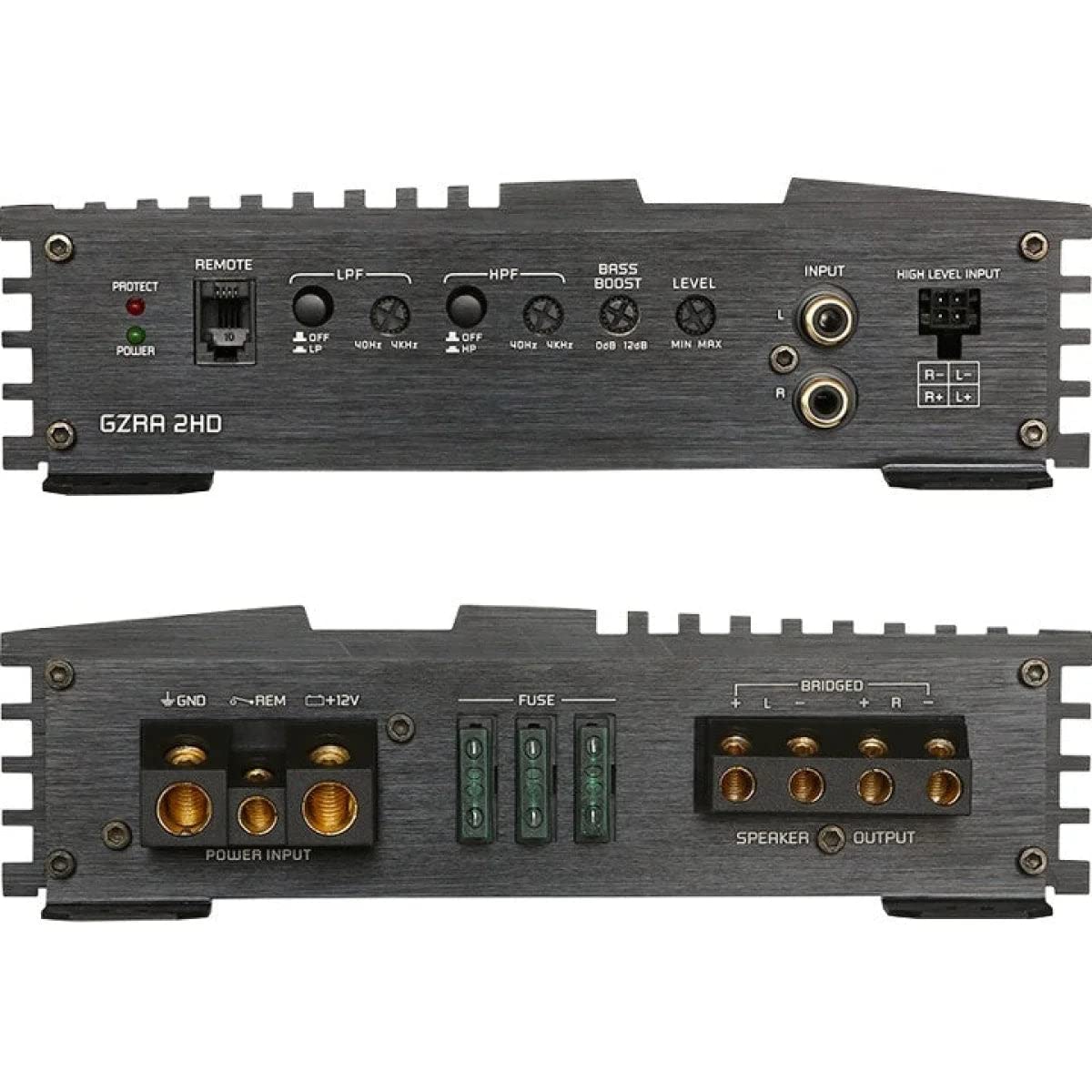 Ground Zero GZRA 2HD - 2/1-Kanal Endstufe mit 2300 Watt (RMS: 1150 Watt)