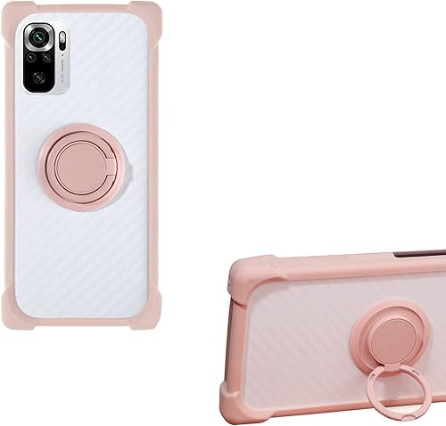 Case for Xiaomi Redmi Note 10s Case Compatible with Xiaomi Redmi Note 10s Phone Case PC backplane + Silicone Soft Frame Cover 360 Metal Ring,