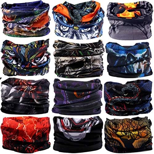 DEMIL Multifunctional Sports Stretchable Seamless Casual Headband Sweatband Magic Camo Scarf Balaclava Headwear Head Wrap