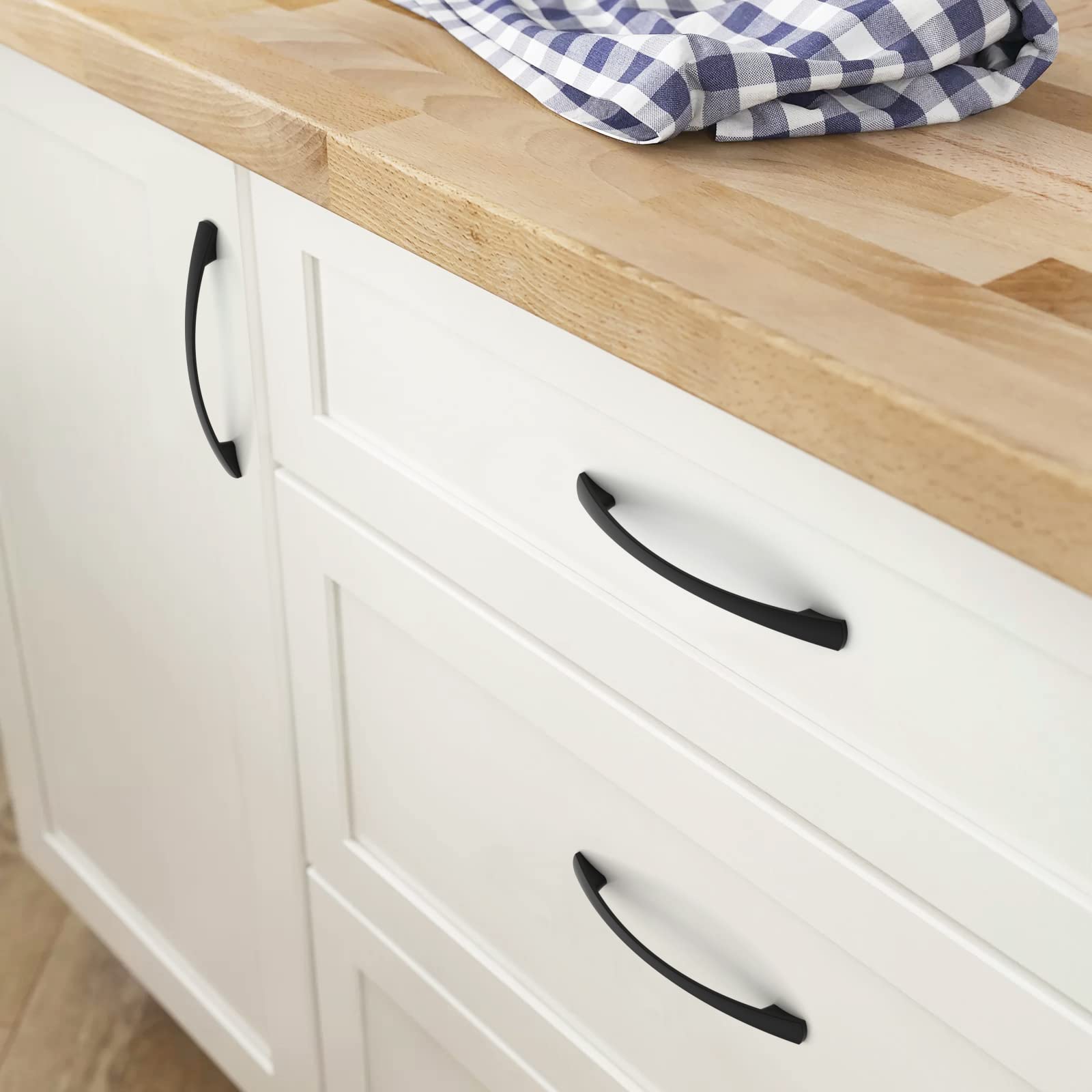 Maniglie Per Mobili Cucina 160mm - 10 Pezzi Con Viti, Design Moderno In Acciaio Inox, Per Armadi E Cassetti - Foto 4