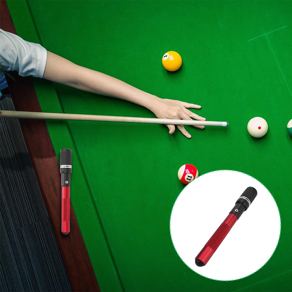 Queue Verlängerung, Cue Extender Aluminium Legierung Billard Halter Push Teleskop Queueverlängerung Pool Extende Billardhalter Erweiterung Zubehör Professionelle Enthusiasten Sportler Billardzubehör