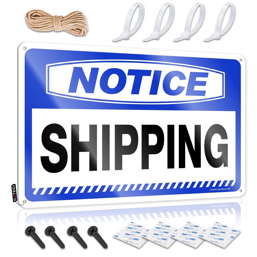 ZTBBDNQHA Signs For Garage Notice Shipping Tin Sign Drinking Signs Funny Outdoor Bar Signs(30X40CM)