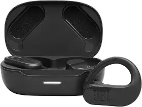 JBL Endurance Peak 3 - Fones de ouvido ativos sem fio verdadeiros à prova de poeira e água (IP68), som de graves puros, até 50 horas totais de reprodução com carga de velocidade, consciência do