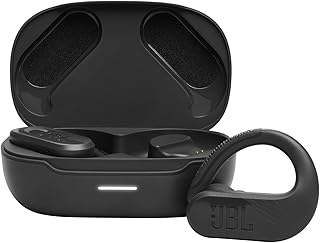JBL Endurance Peak 3 - Auriculares activos inalámbricos a prueba de polvo y agua (IP68), sonido de graves puro, hasta 50 horas totales de reproducción con carga de velocidad, consciente del ambiente y