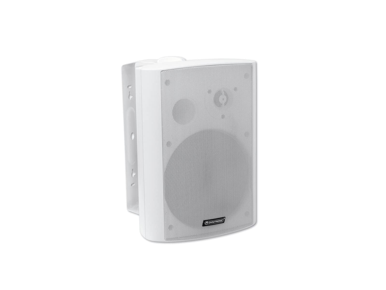OMNITRONIC WP-6W ELA-Wandlautsprecher | 2-Wege-Lautsprecher mit Halterung, 100 V, 40 W RMS