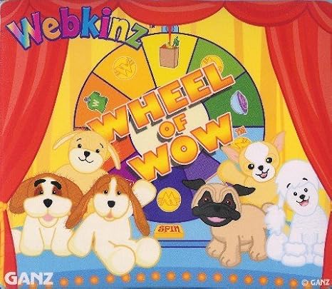 WEBKINZ Spin the Wheel of Wow Mouse Pad Computer mousepad by Webkinz
