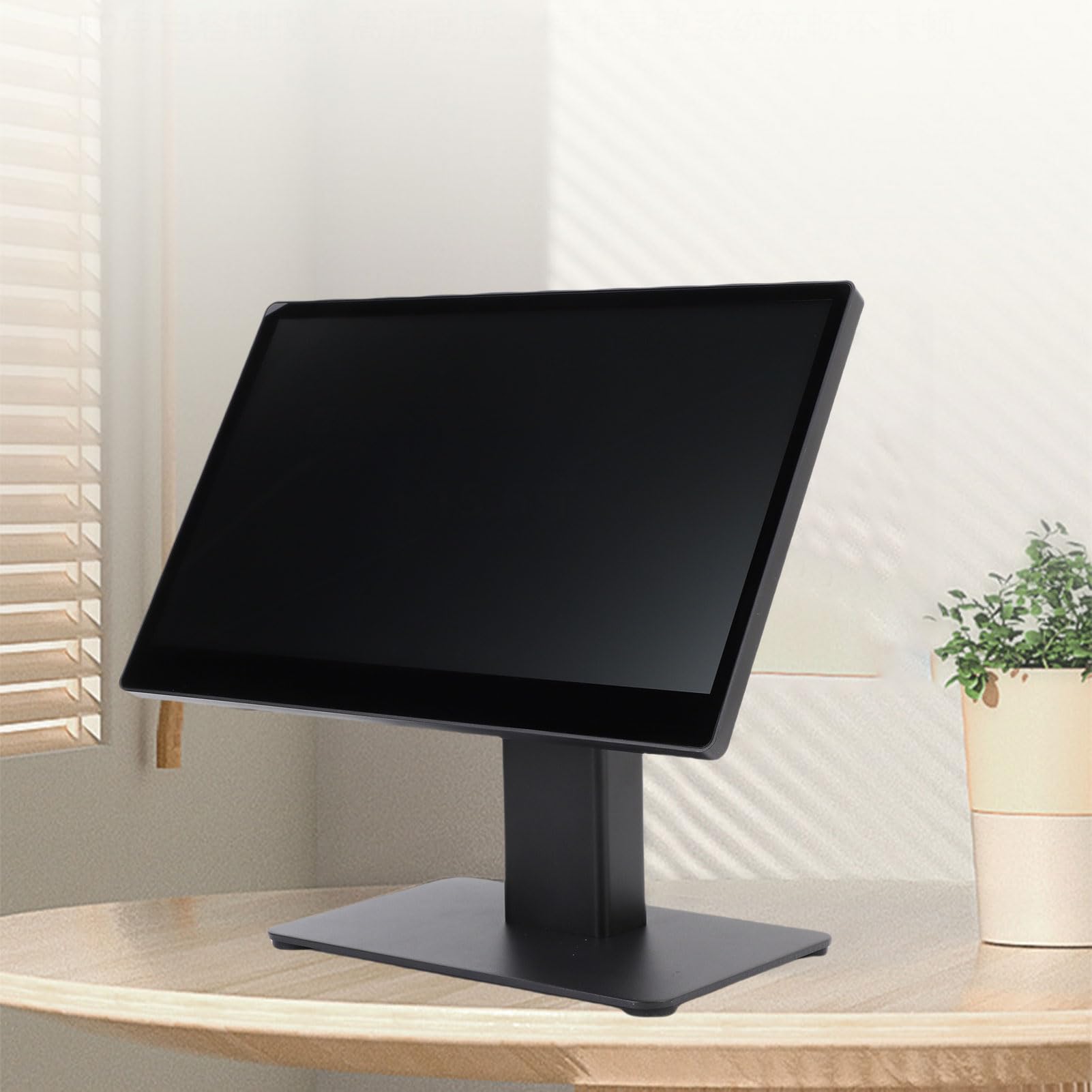 Naroote Caisse Enregistreuse, Terminal de Point de Vente avec écran Tactile LCD 15,6 Pouces, Processeur 4 Cœurs, Système D'exploitation Android 11, Module WiFi, 2G RAM et 32​G ROM (Prise UE)