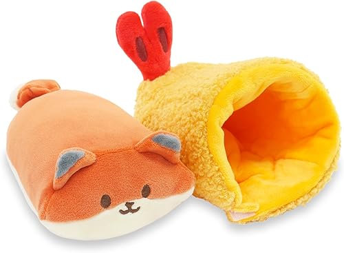 Vista 68 de Manta pequeña Anirollz Plush de 6 pulgadas Rollcake,Donut de chocolate,Sushi de huevo,Hotdog,Nori Maki,Sushi de salmón,Tempura de camarones,Sushi