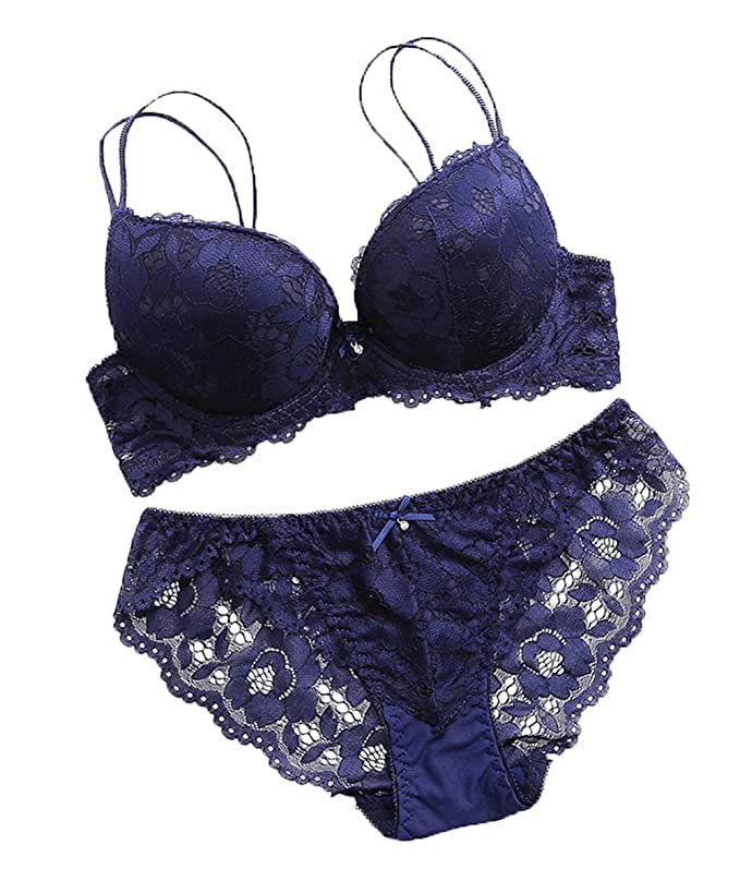 M R Shopzilla Women's Lingerie Sexy Push up Lace Bra | Underwear Bikini & Panties Set | Underwired Lingerie Set for Women... - Review, Price and Buying Guide