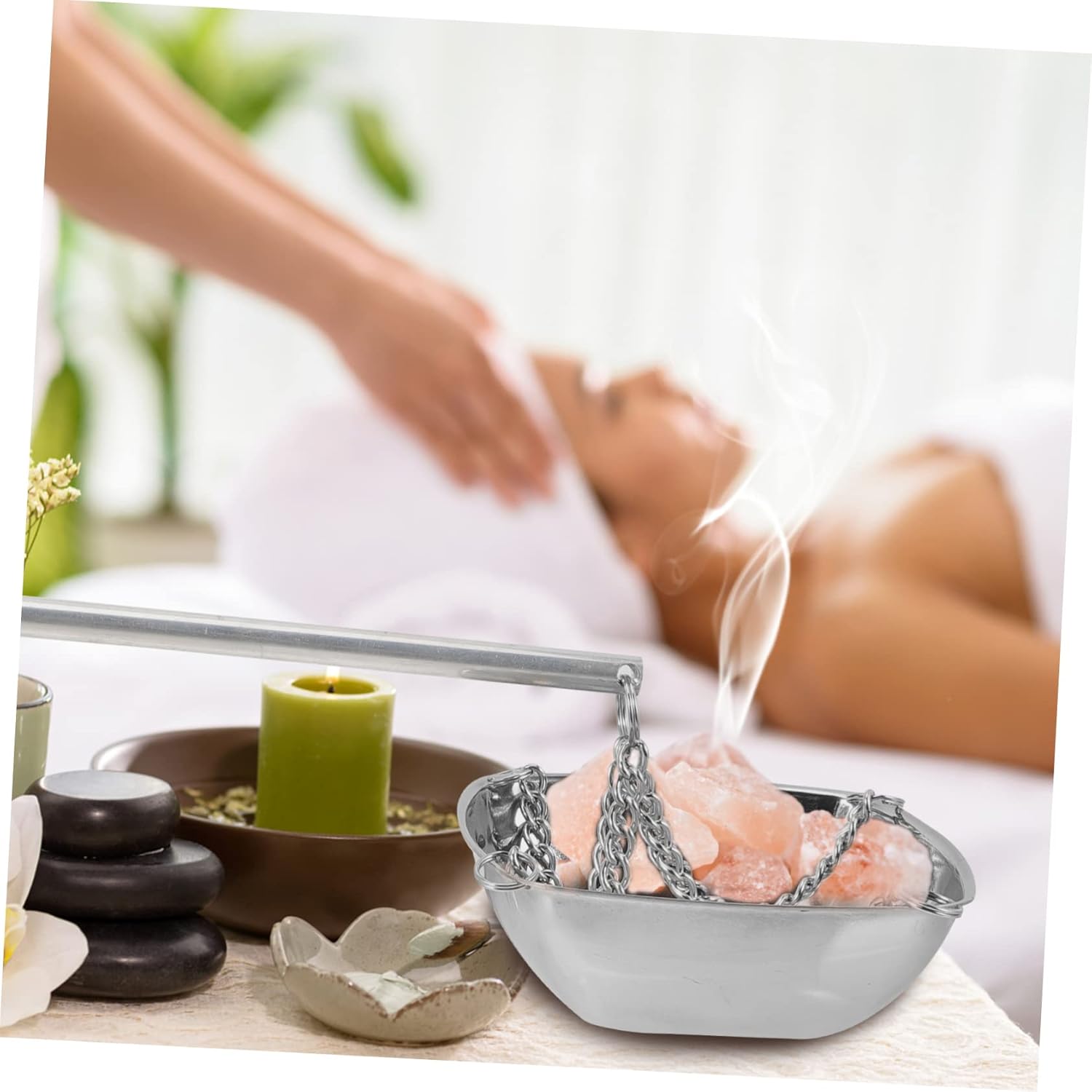 1set Stainless Steel Aromatherapy Bowl for Sauna Essential Oil Storage Container and Practical for and Wellness Use