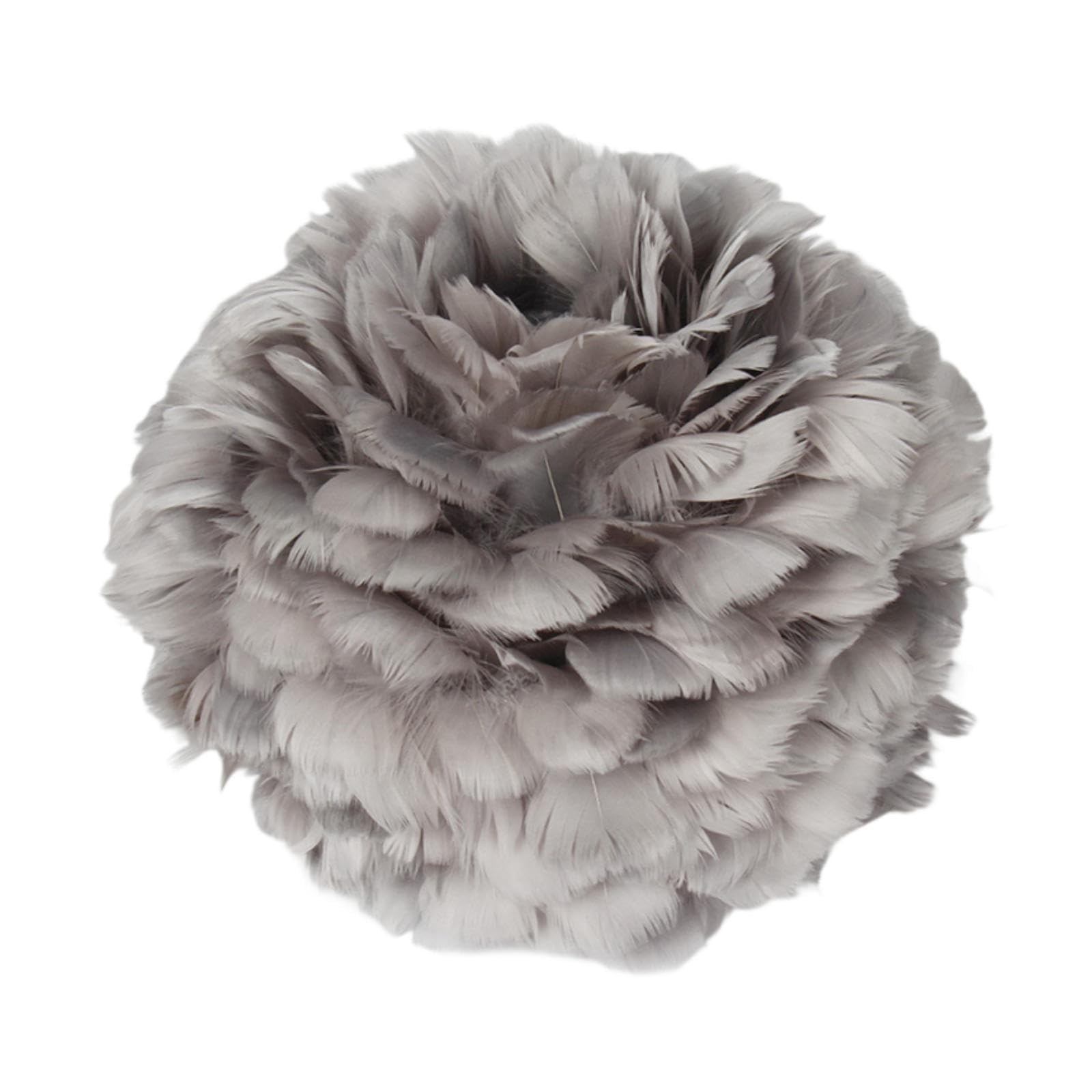 Feather Lamp Shade Easy Installation Novelty Unique for Wedding Office Decor 30CM Gray|Home & Garden|Lamps, Lighting & Ceiling Fans|Lamp Shades-image-17