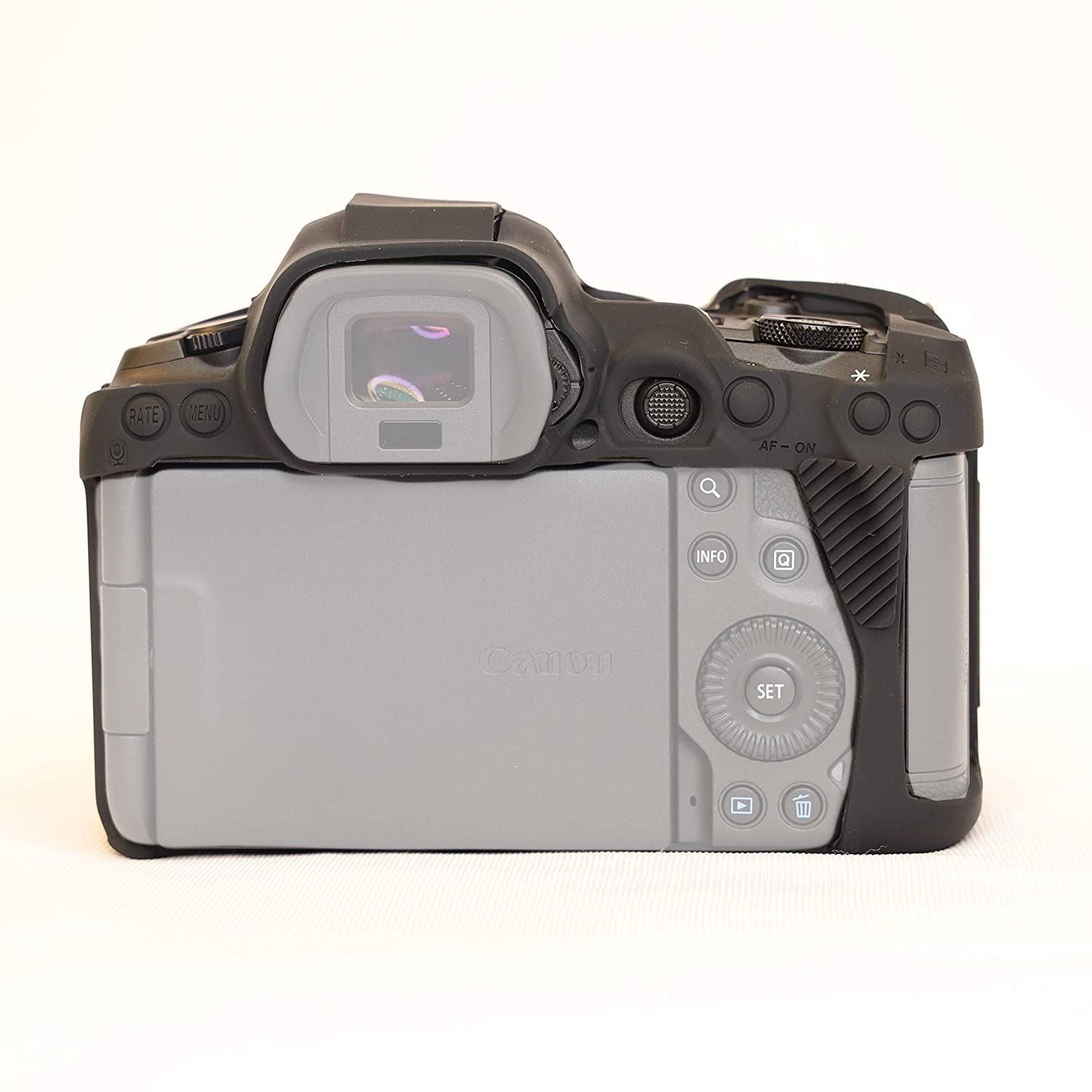 FND DSLR Camera CASE Silicone Cover Scratch Proof,Dirt Resistant, Anti Slip, Anti Fingerprint Compatible with Nikon (Nikon Z 50, Black)