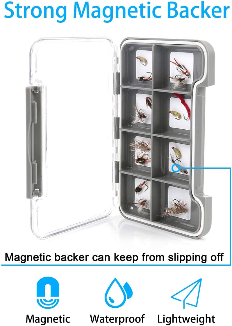 Meboyz Compna Fishing Lure Boxes, Bait Storage Case Fishing Tackle Storage Trays Accessory Boxes Thicker Plastic Hooks Organizer Containers for Vest Casting Fly Fishing - Waterproof Seal : Sports & Outdoors