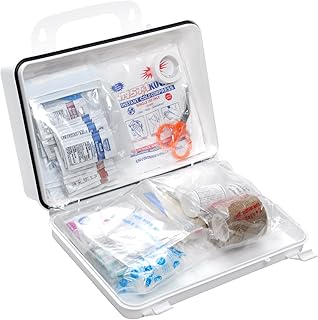 MFASCO Class A First Aid Kit - ANSI, OSHA Compliant - Emergency Plastic Box - Portable, Mountable, Rubber Sealed - Ideal for Workplace, Home, Business - 72 Pieces