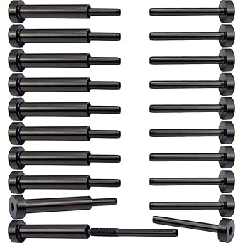 Saiksa Black Cable Railing Hardware, Steel Cable Railing Kit for 1/8