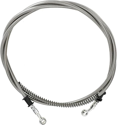 Miniatura 7 de HIAORS 86 "manguera de freno hidráulico trenzada de acero inoxidable para GY6 Kazuma Sunl Taotao Roketa Jonway Scooter ciclomotor ATV Dirt Bike Go