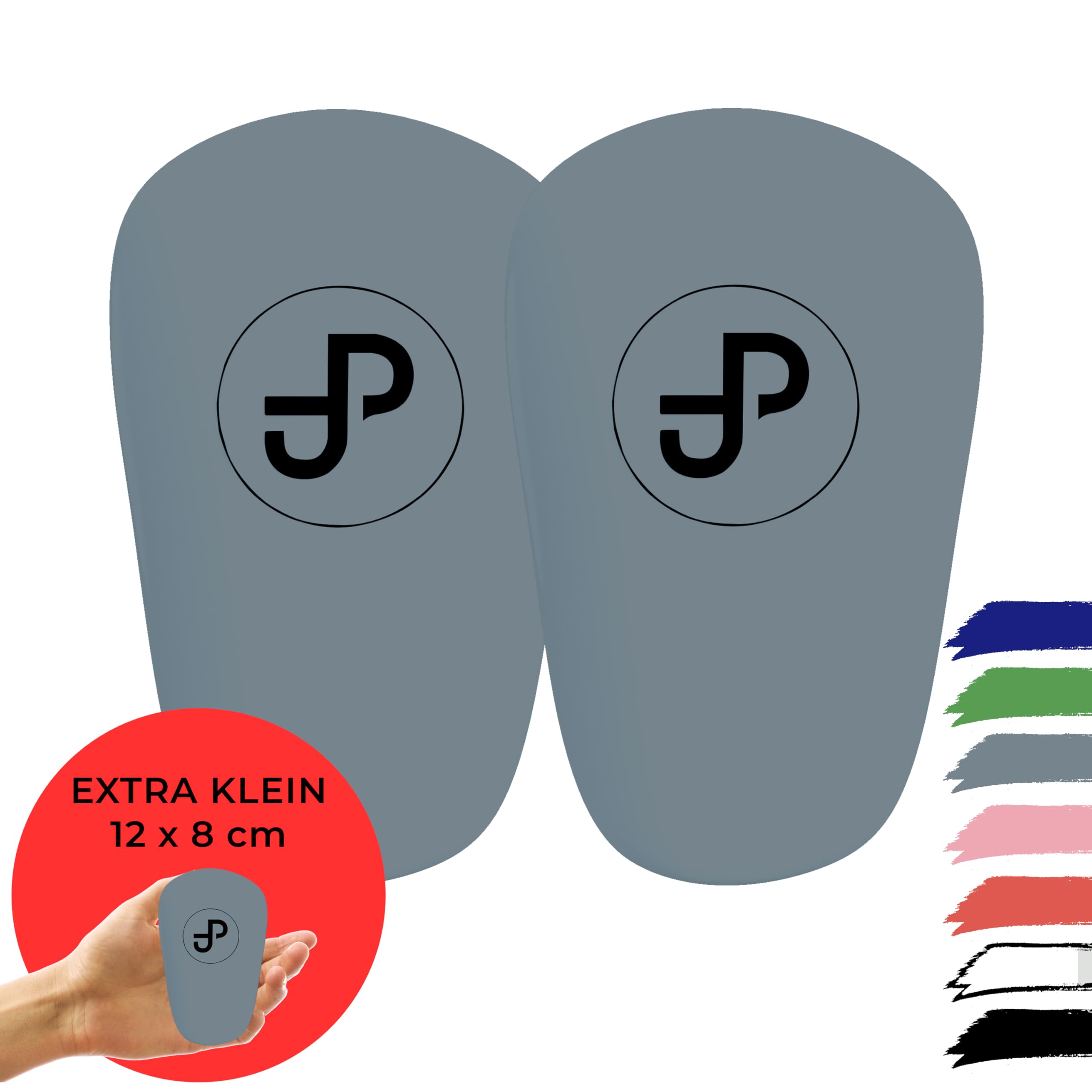 JDP Mini Schienbeinschoner, extra kleine Schienbeinschoner Fußball Herren, Anti-Rutsch Mini Schienbeinschützer Kinder Fussball, Fußball Schienbeinschützer klein Herren/Damen/Kinder, Shin Guards