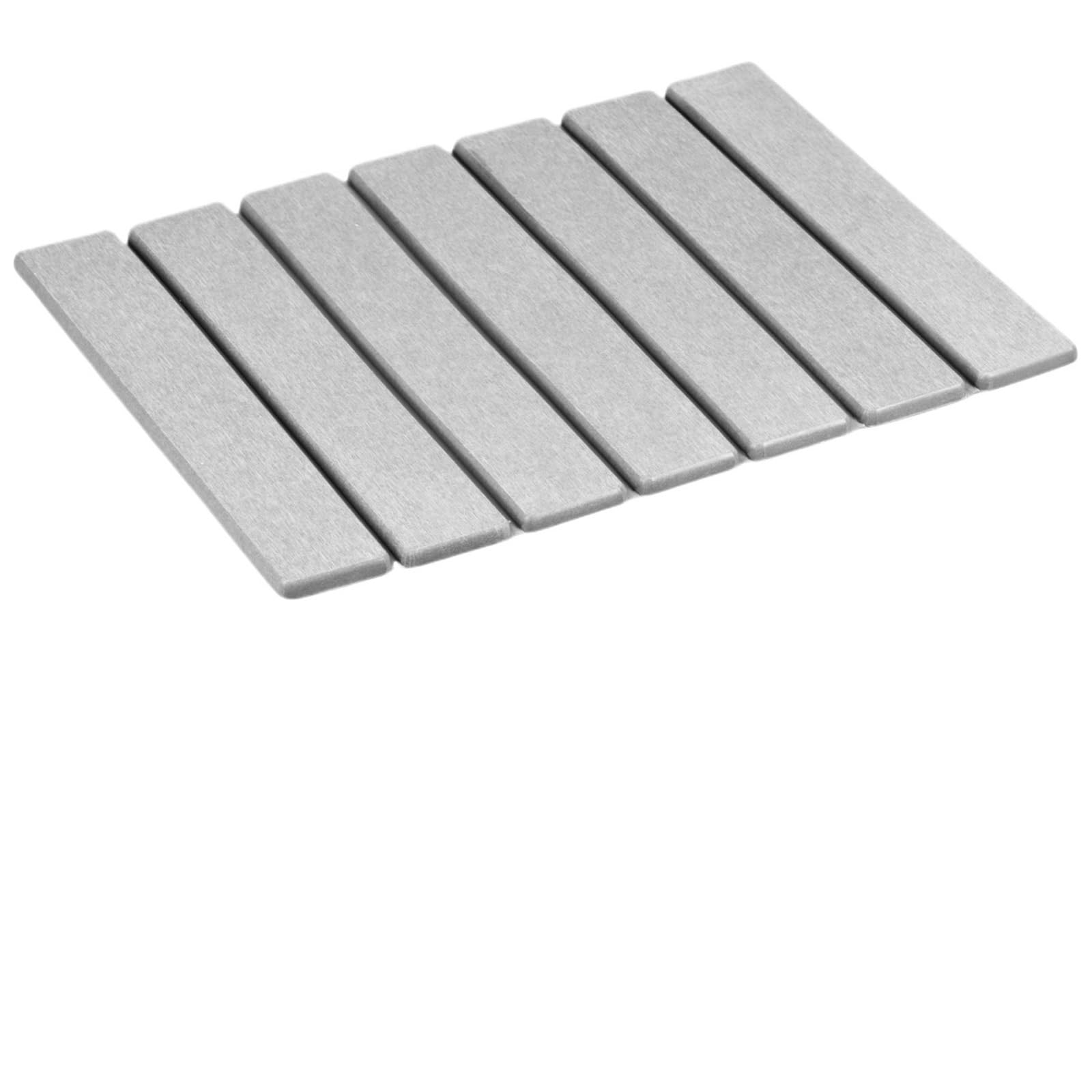 Tapis égouttoir à Vaisselle Pliable et antidérapant, réutilisable, 1 pièce - Accessoires de Cuisine pour Les Éviers Et Les Plans(Grey)