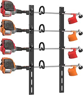 Weed Eater Rack for Trailer, 4 Place Heavy Duty Rust-Proof Weedeater Racks, Trimmer Rack