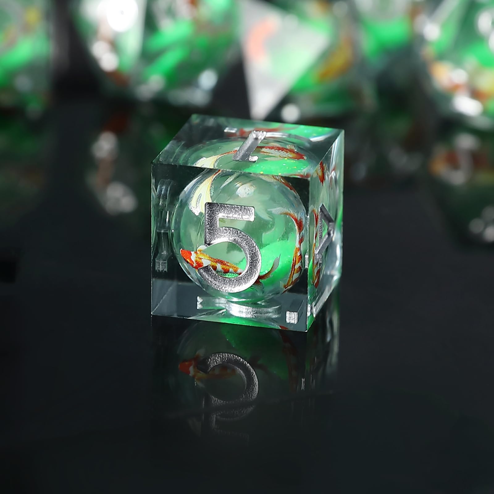 Elifel Koi Fish Ocean Themed RPG Dice Set - Image 3