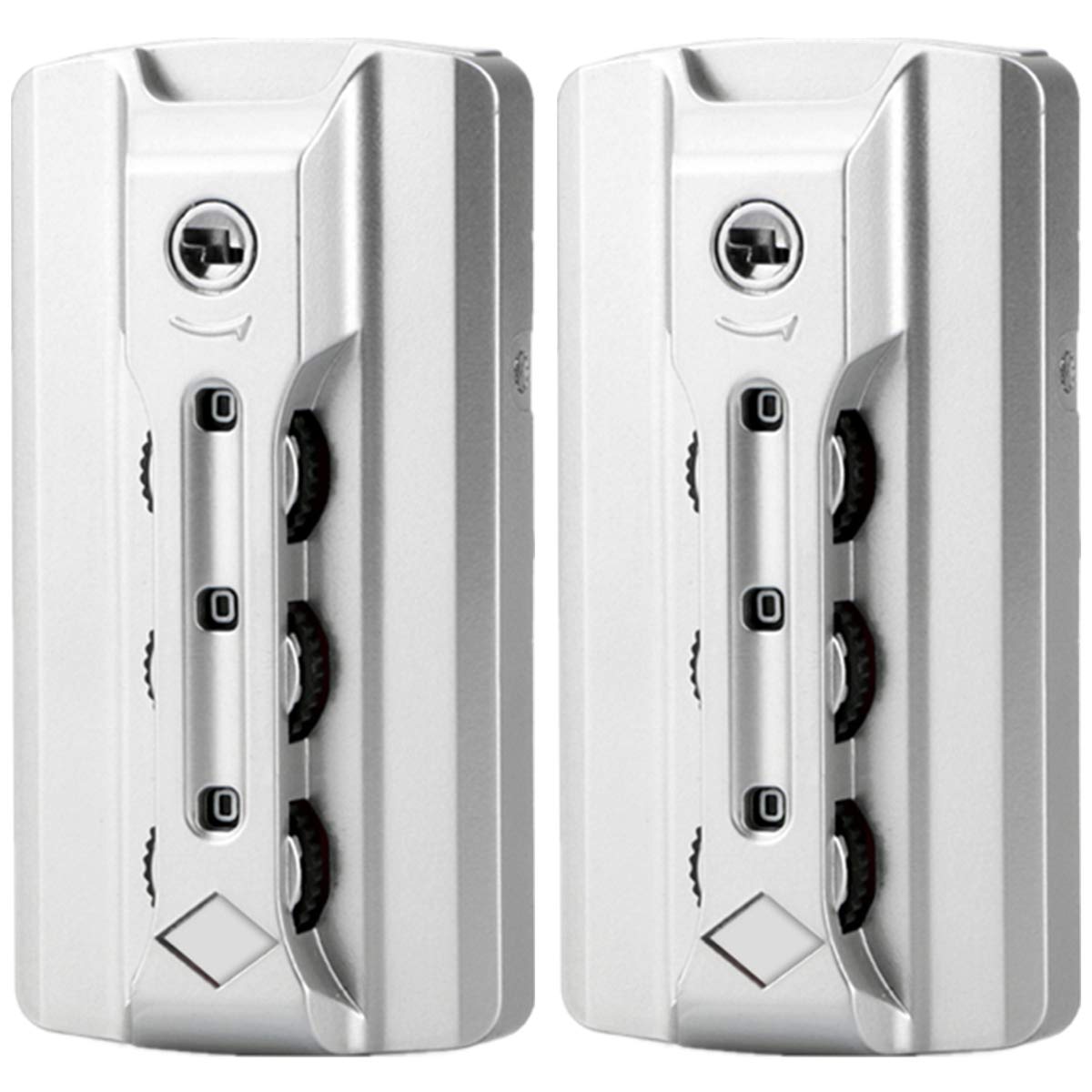 Mnuvxzaewf Silvery Combination Lock,Travel, Set Of A Pair K905# Password Lock Replacement Suitcases/Luggage For Suitcase Pull Rod