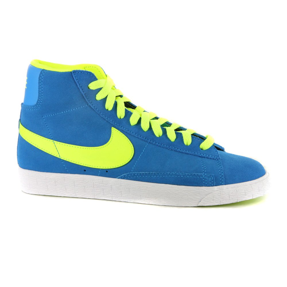 NIKE Boys Blazer Mid Vintage Blue Retro Sneakers