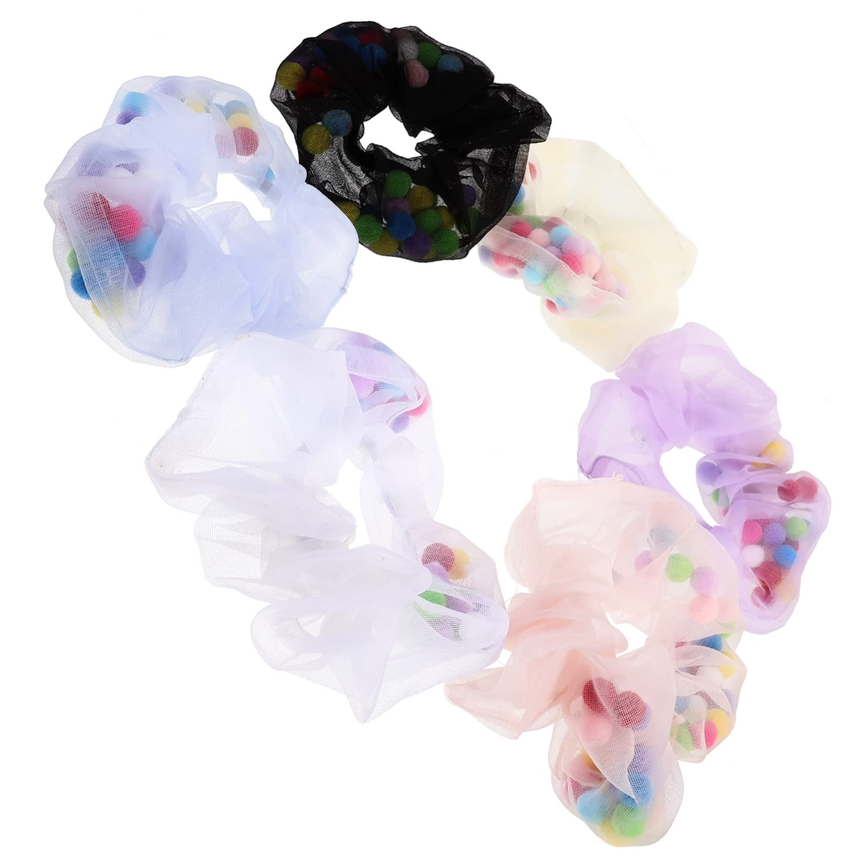 FOMIYES 30piezas Scrunchies De Pelo De Accesorios De Cabello Para Mujeres y Niñas Elásticos y Suaves Para Uso Diario y Ocasiones Especiales