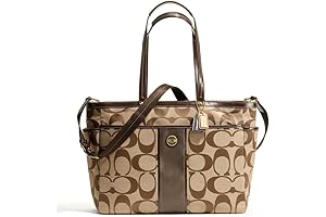 Signature Stripe Multifunction Baby Diaper Travel Tote Bag