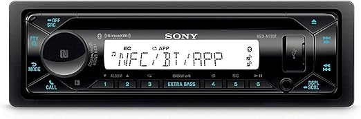 Sony MEX-M72BT Marine CD Receiver with Bluetooth and SiriusXM Ready