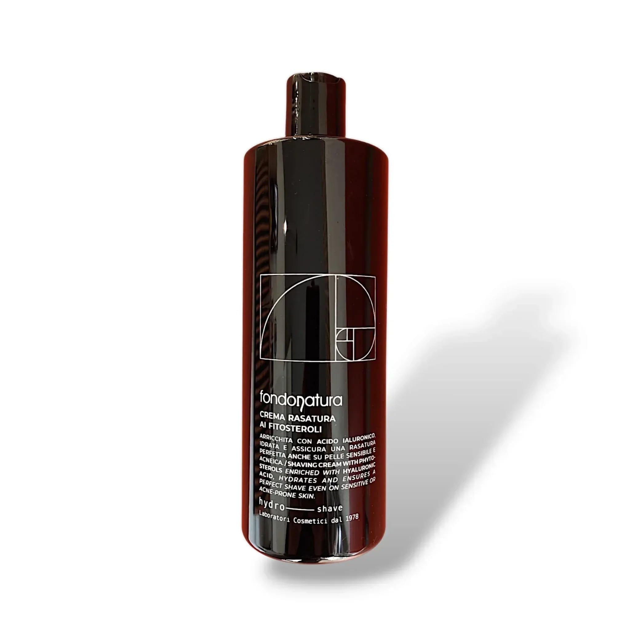 Fondonatura Crema Rasatura barba ai Fitosteroli 500 ml professionale