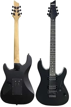 Midex GRX-300-BAG Profesyonel Elektro Gitar Seti, Siyah, Humbucker-Humbucker