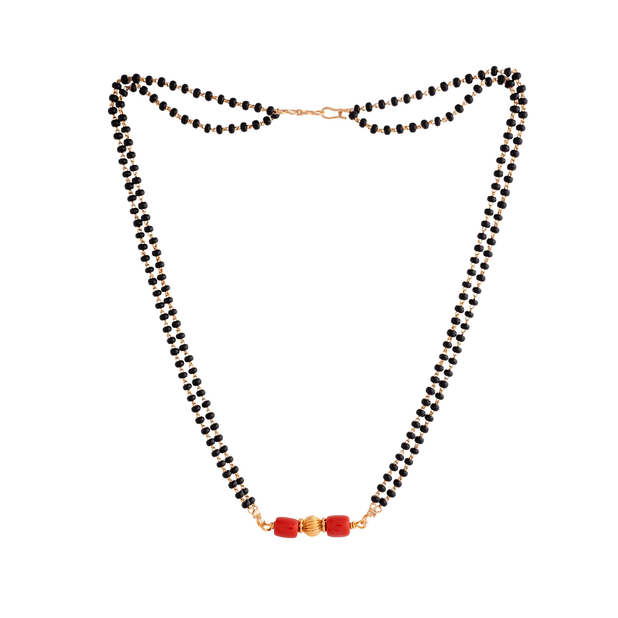 Radhas Creations Black Beads Mangalsutra Karimani 18" Short With Vati No.125 For Womens (B0CLYV9PB9) Amazon Price History, Amazon Price Tracker